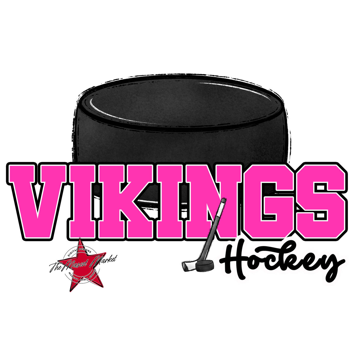 Vikings Varsity Hockey-Pink