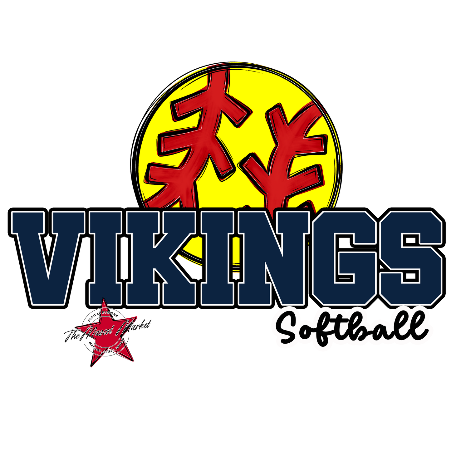Vikings Varsity Softball-Navy
