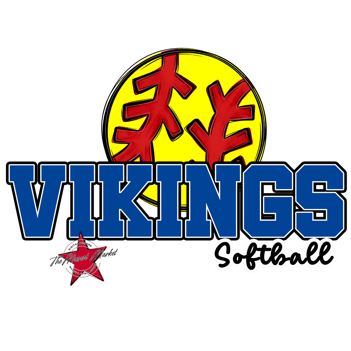 Vikings Varsity Softball-Off Blue