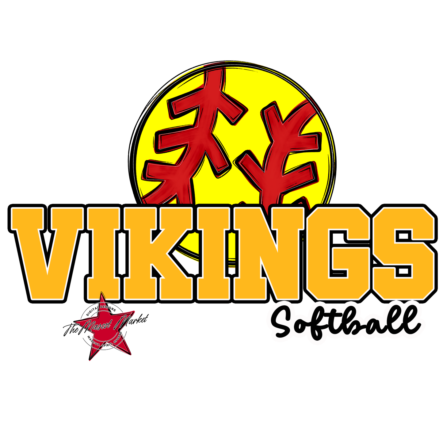 Vikings Varsity Softball-Yellow