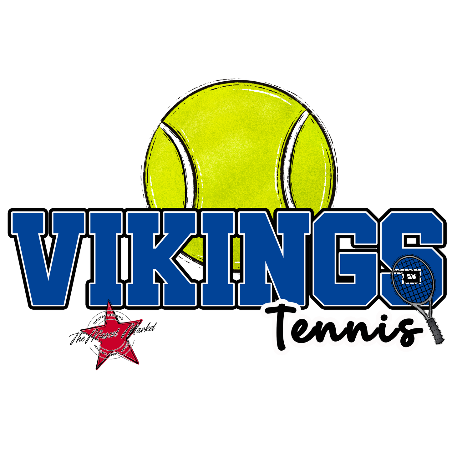 Vikings Varsity Tennis-Off Blue