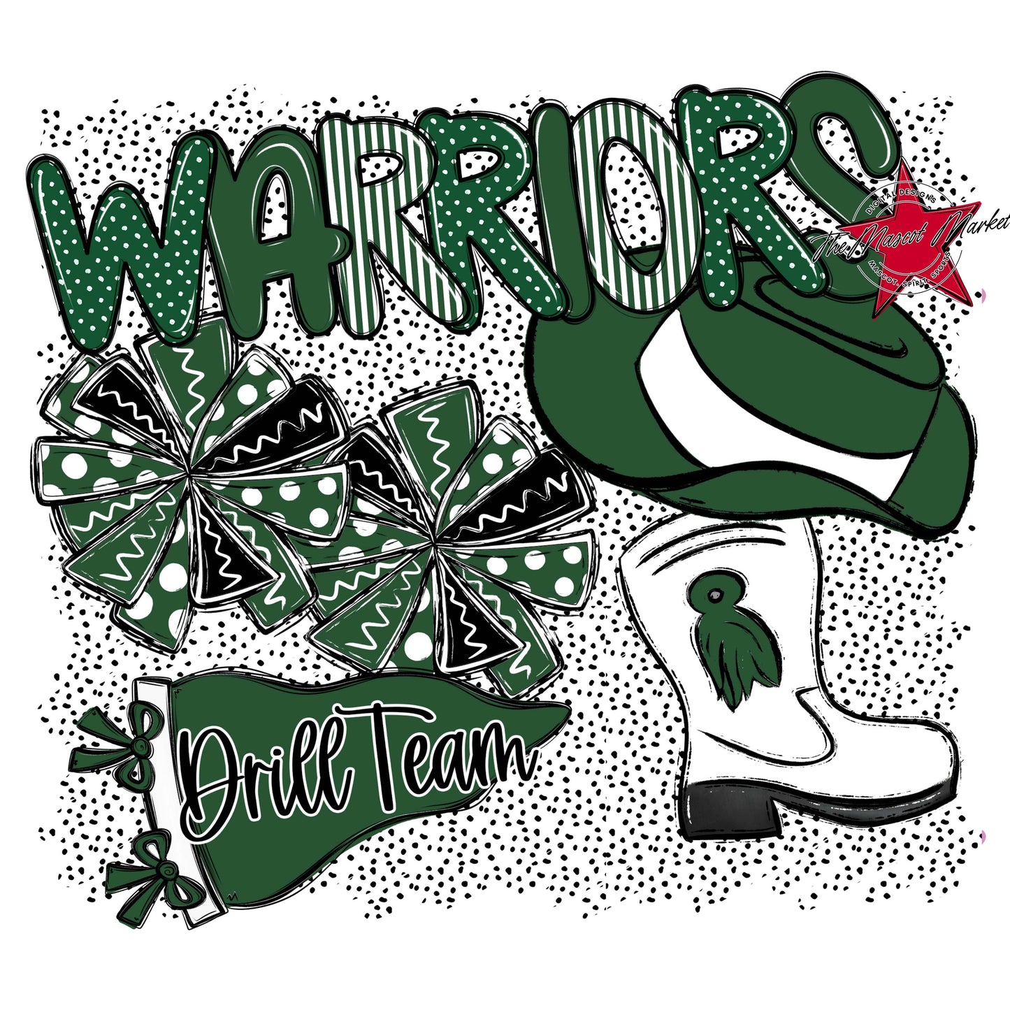 Warriors Drillteam Spirit-Green