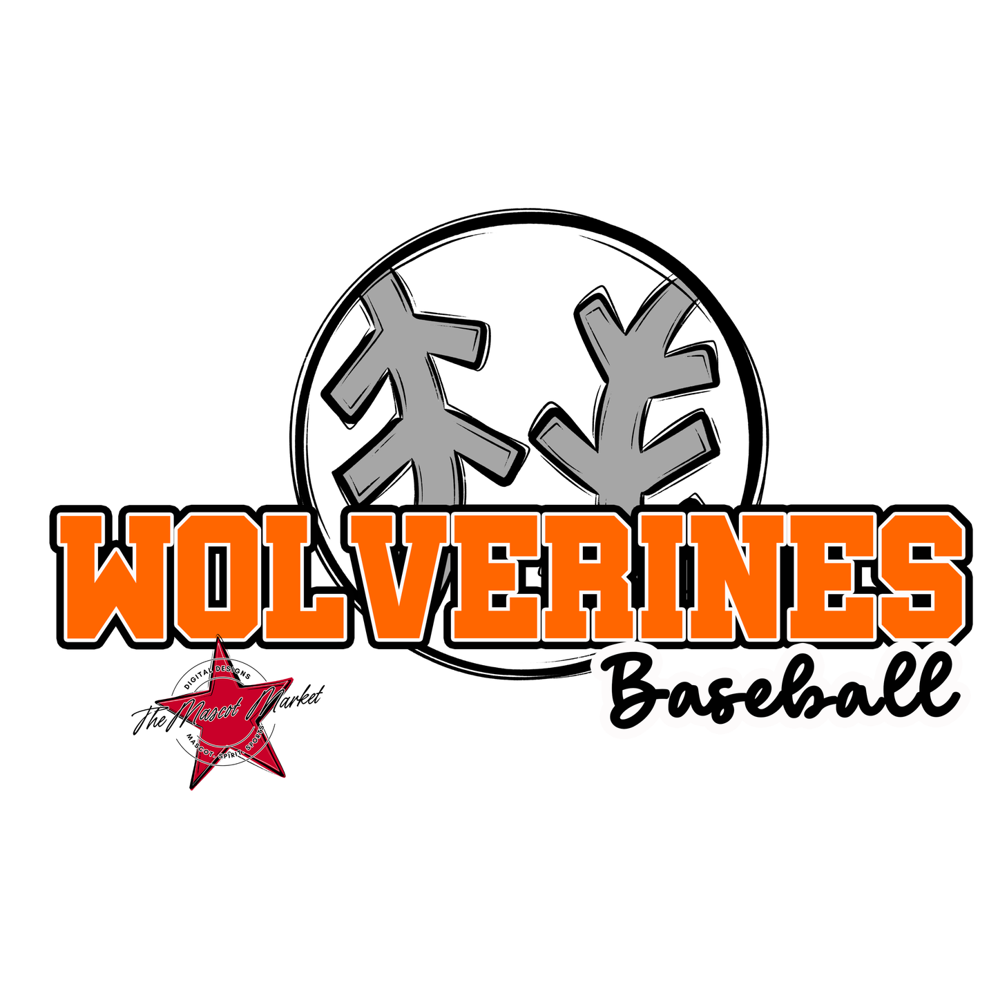 Wolverines Varsity Baseball-Orange