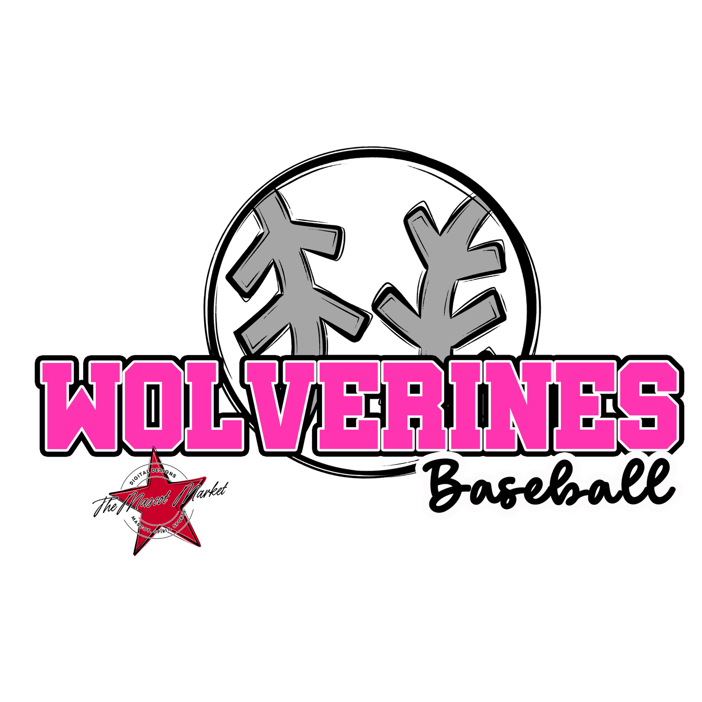 Wolverines Varsity Baseball-Pink