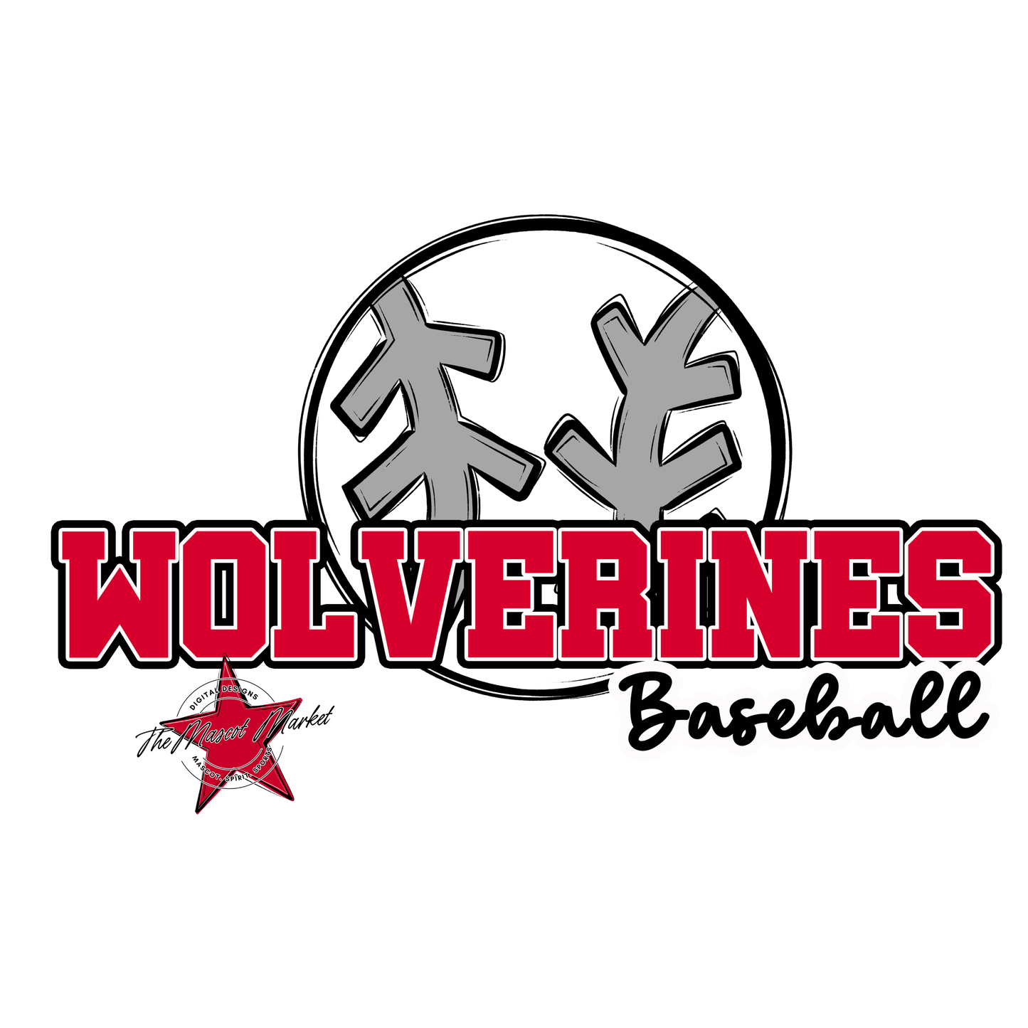 Wolverines Varsity Baseball-Red