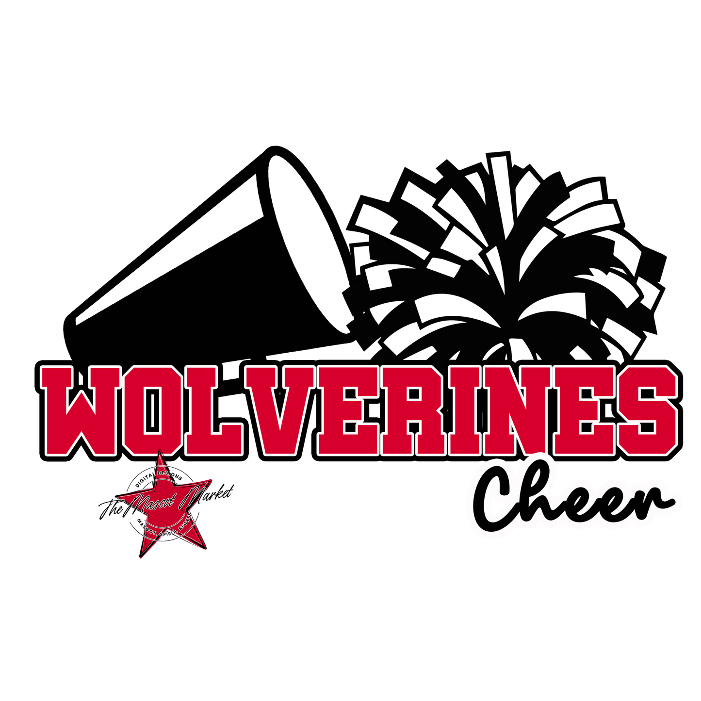 Wolverines Varsity Cheer-Red