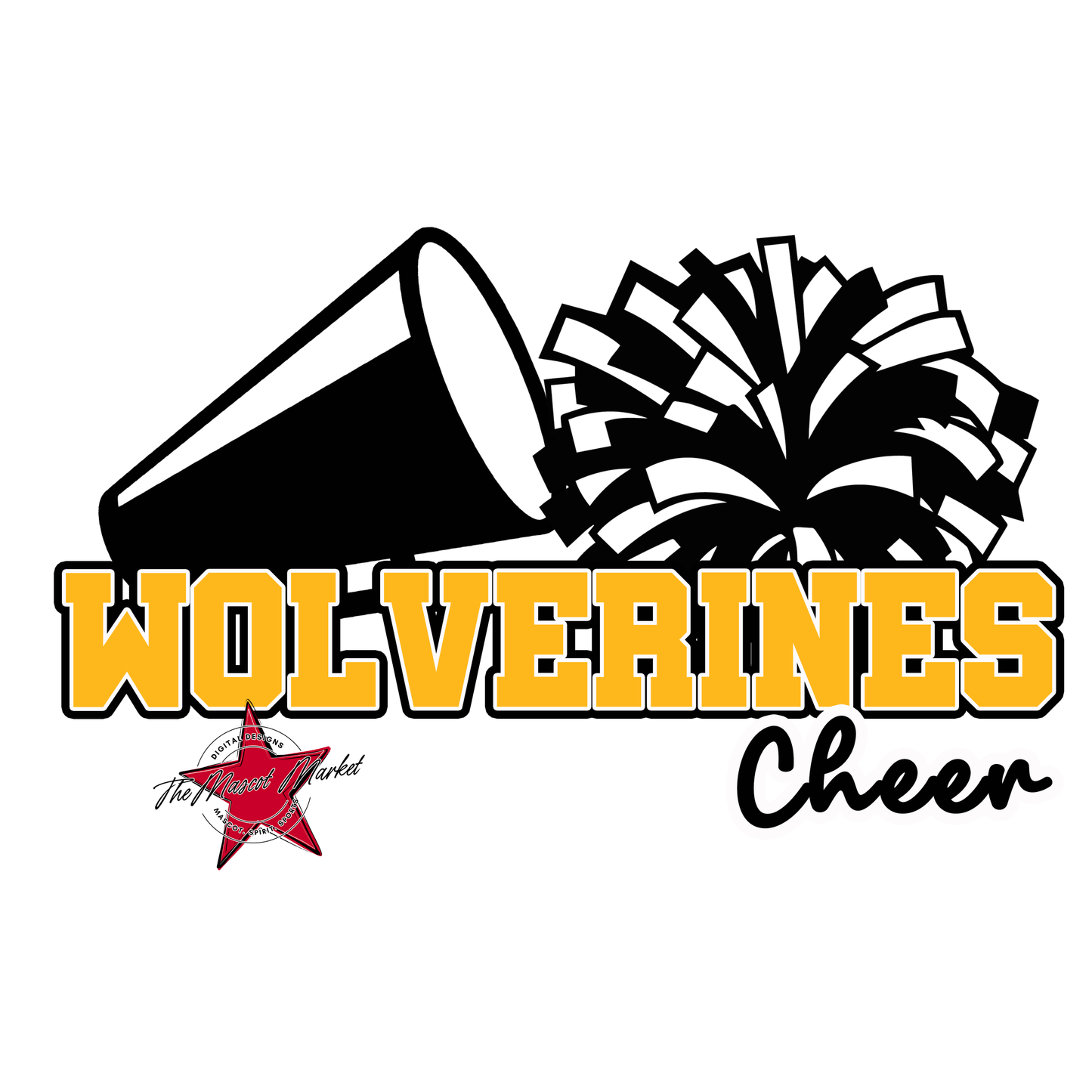 Wolverines Varsity Cheer-Yellow