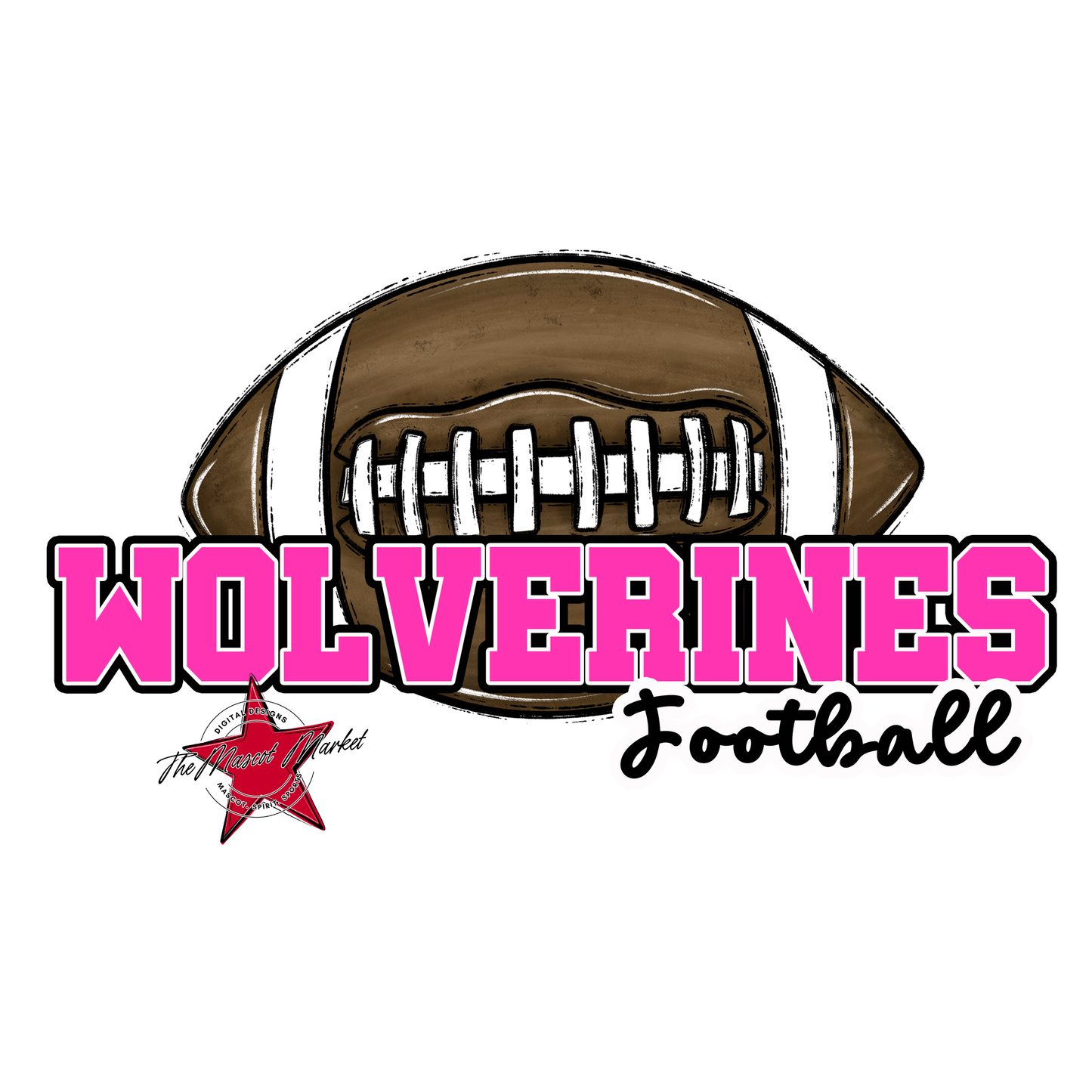 Wolverines Varsity Football-Pink