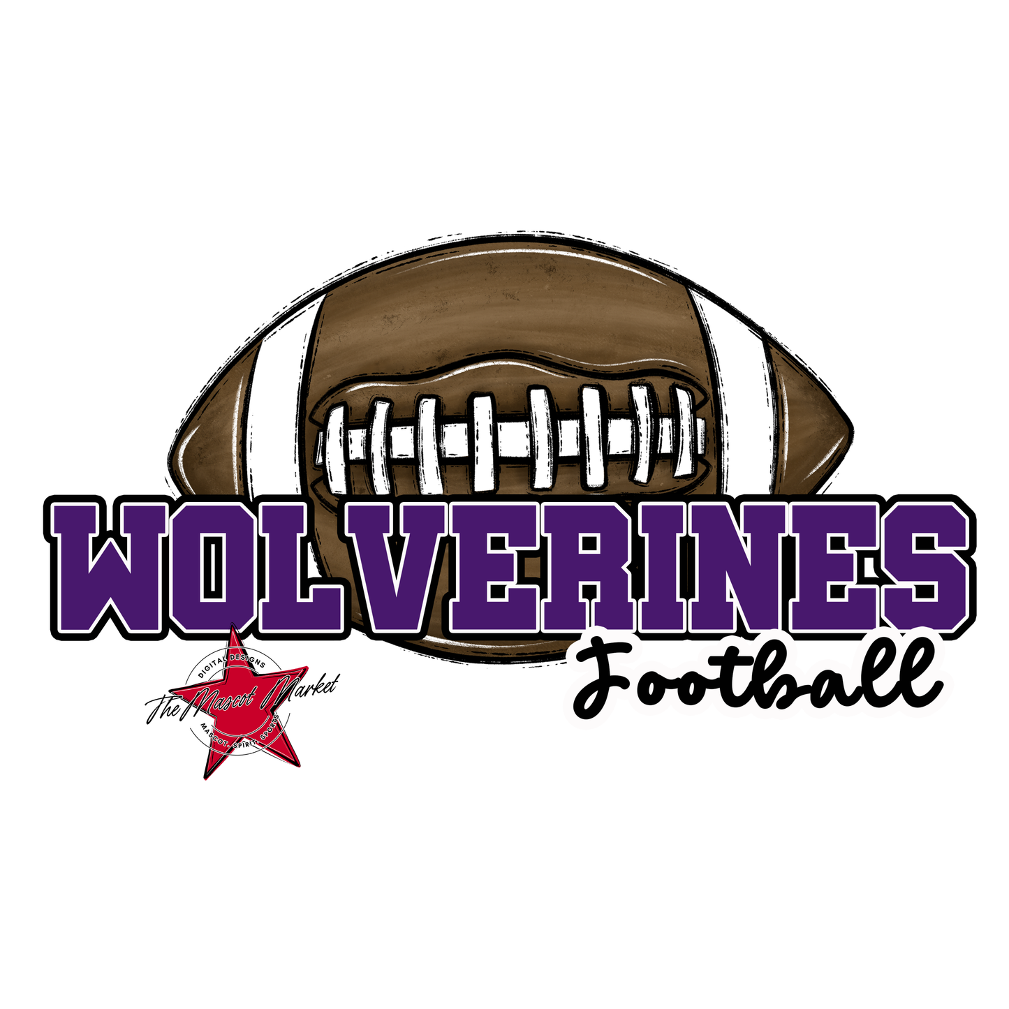 Wolverines Varsity Football-Purple