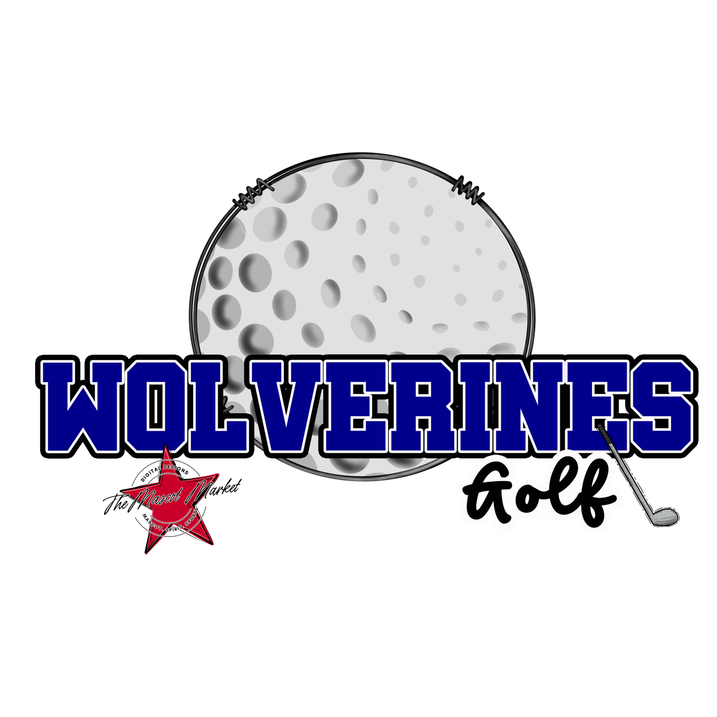 Wolverines Varsity Golf-Blue
