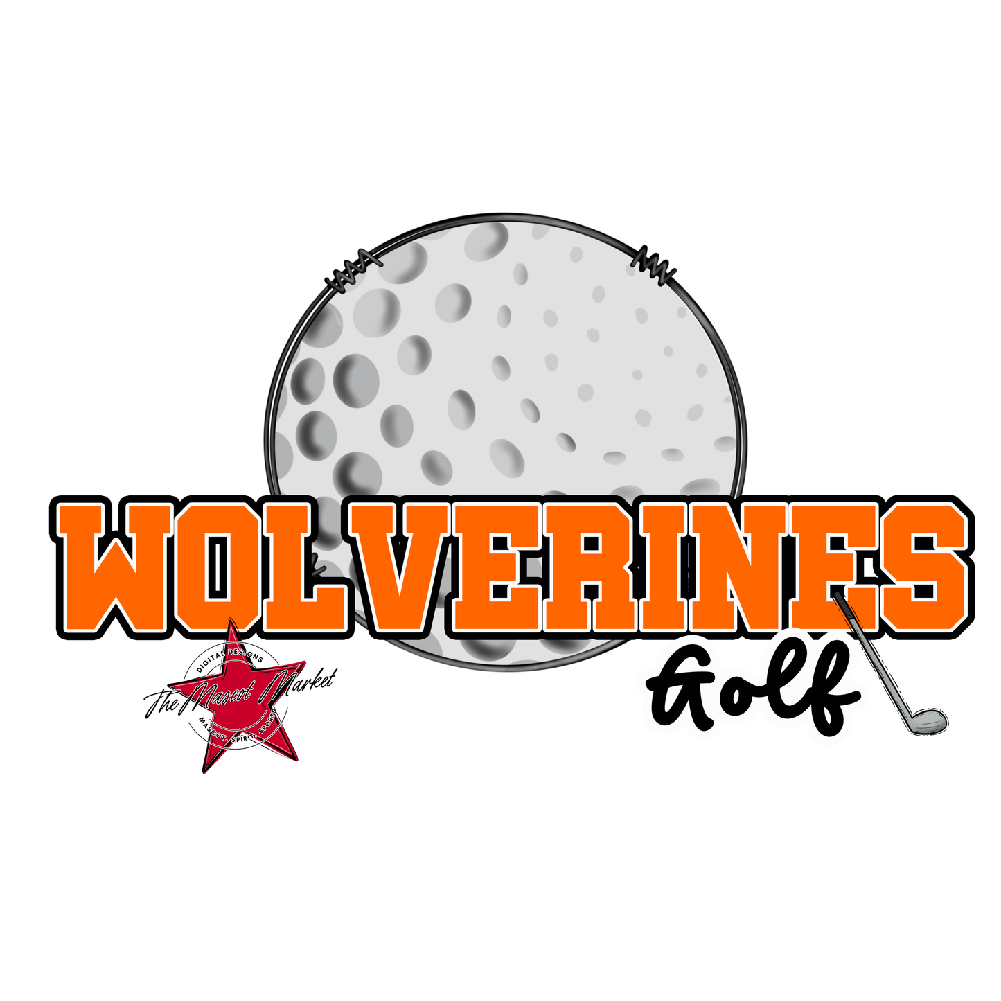 Wolverines Varsity Golf-Orange