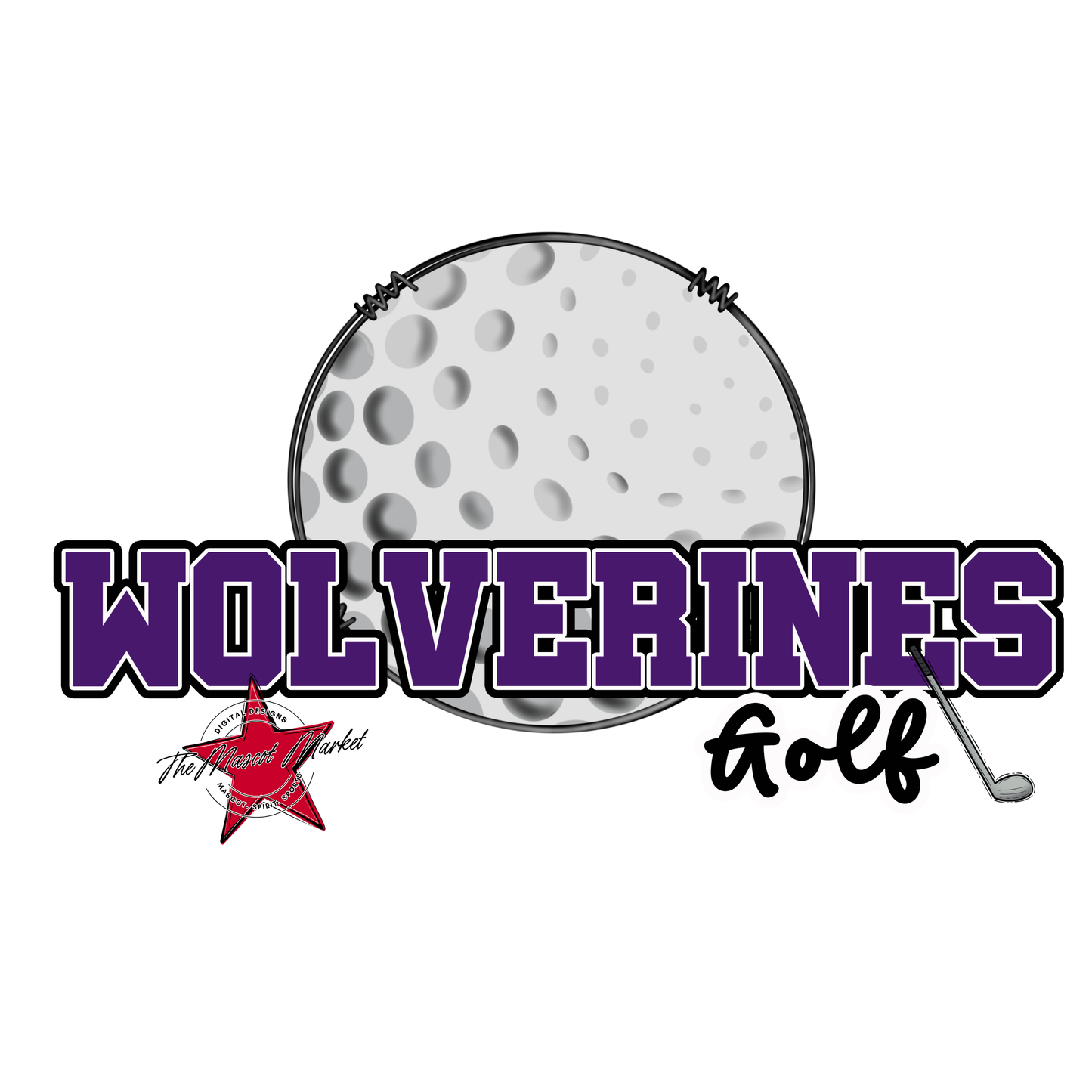 Wolverines Varsity Golf-Purple
