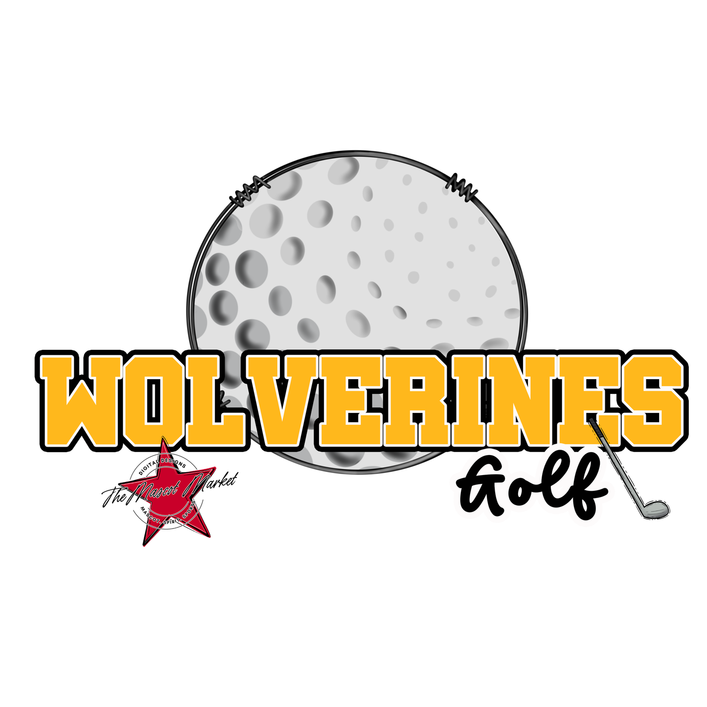 Wolverines Varsity Golf-Yellow