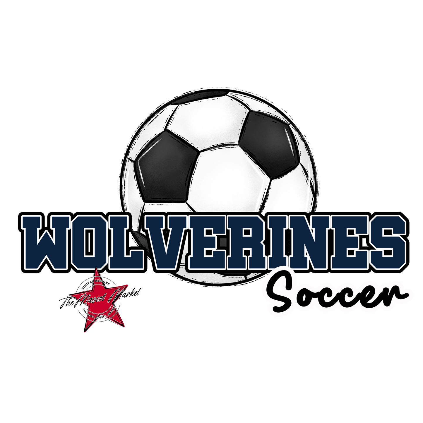 Wolverines Varsity Soccer-Navy
