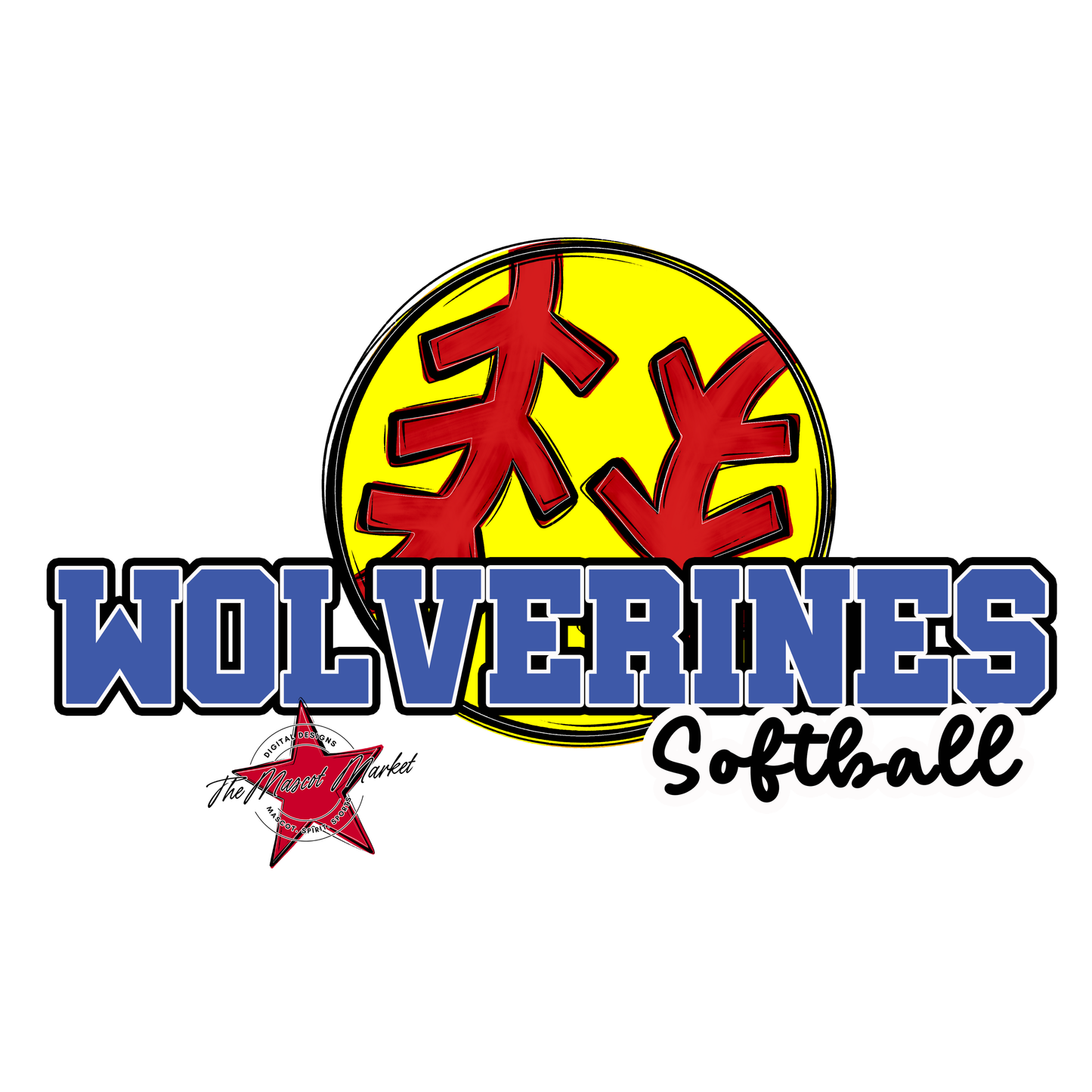 Wolverines Varsity Softball-Off Blue