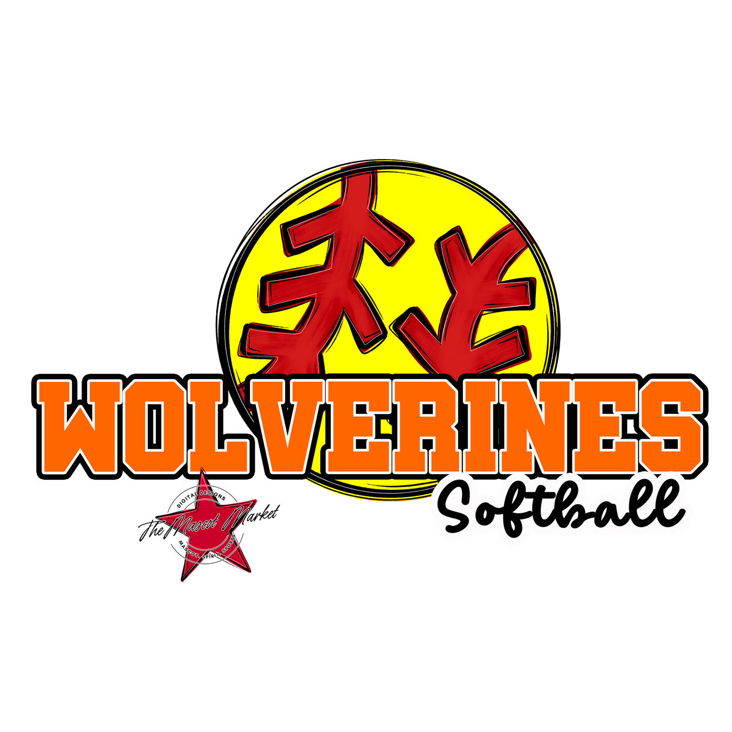 Wolverines Varsity Softball-Orange