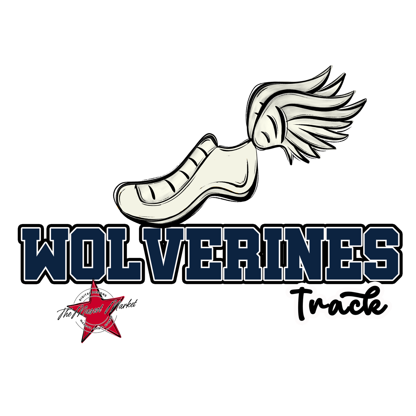 Wolverines Varsity Track-Navy