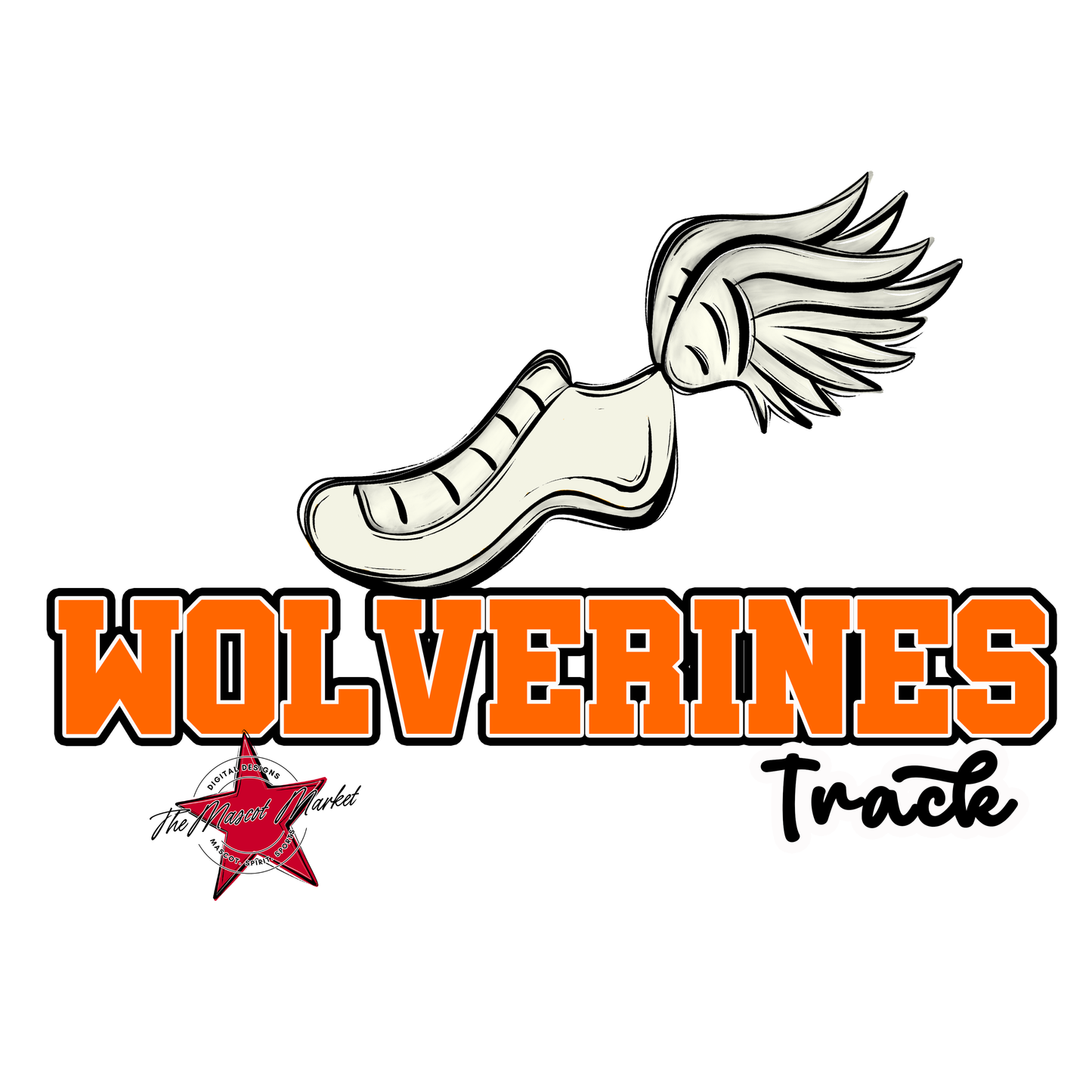 Wolverines Varsity Track-Orange