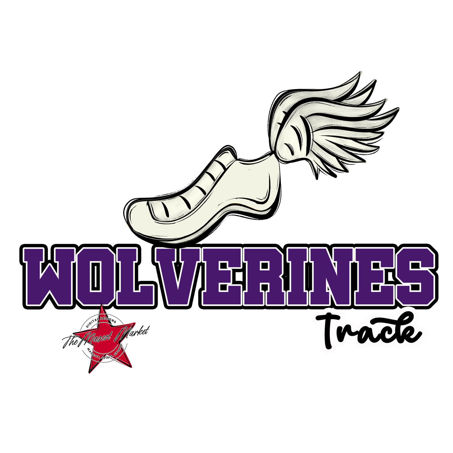 Wolverines Varsity Track-Purple