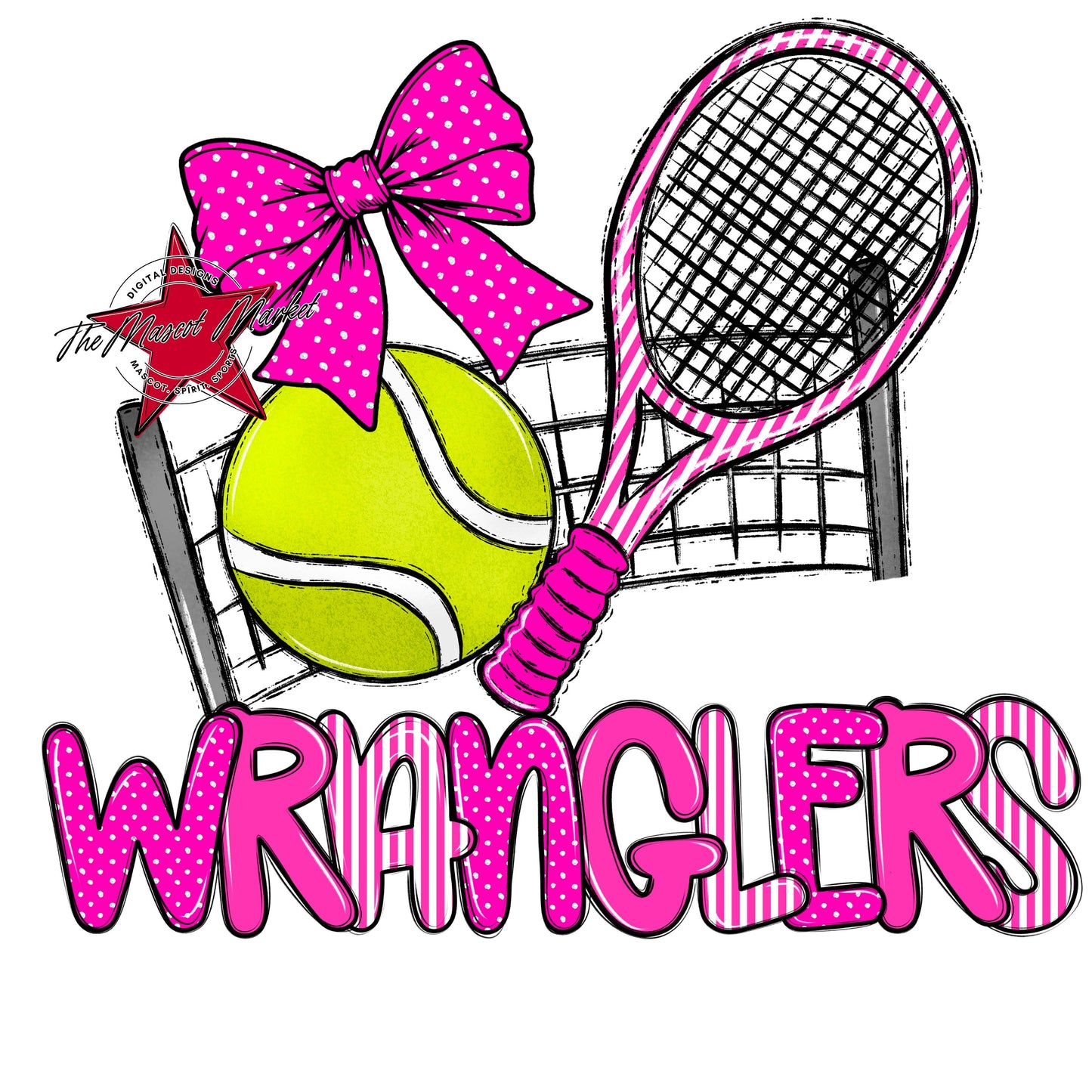 Wranglers Tennis Spirit Design-Pink