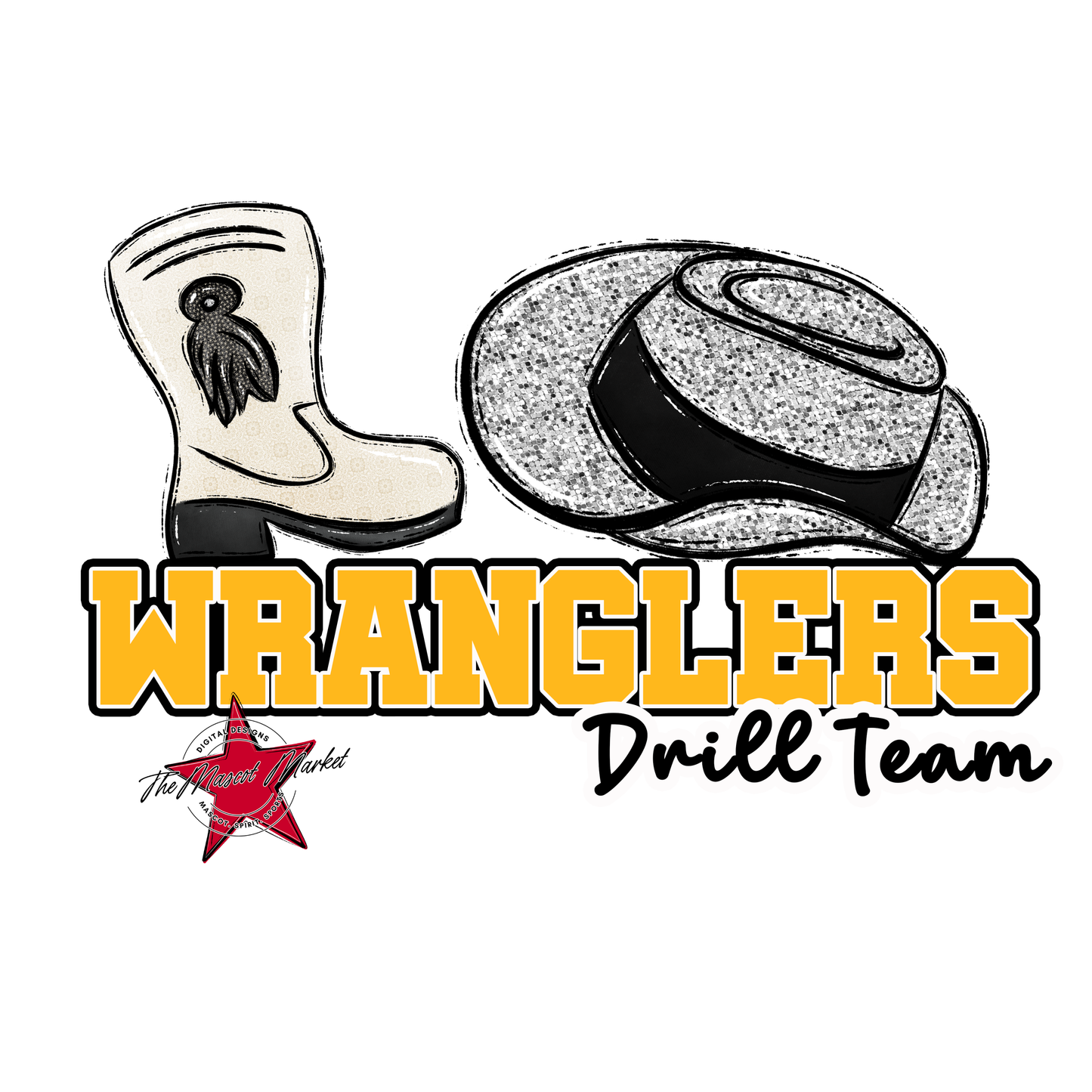 Wranglers Varsity Drillteam-Yellow