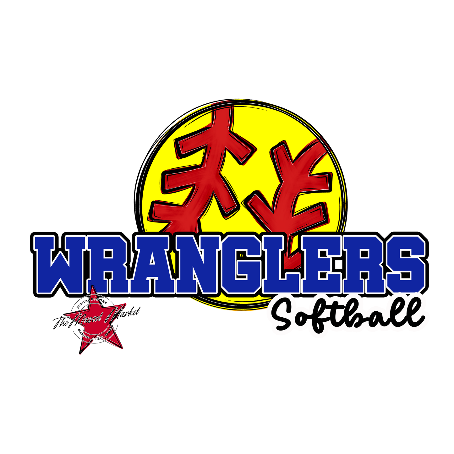 Wranglers Varsity Softball-Royal Blue