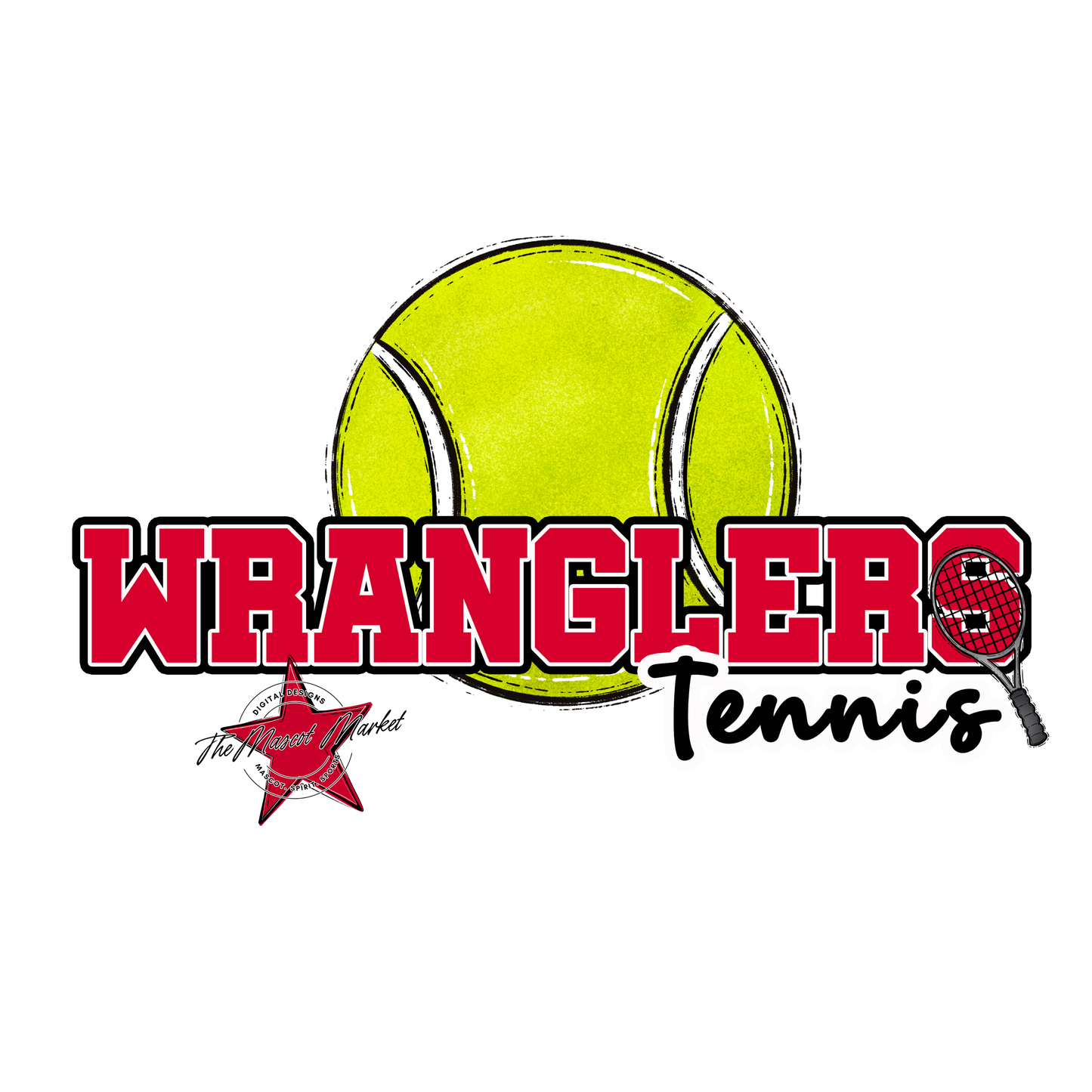 Wranglers Varsity Tennis-Red