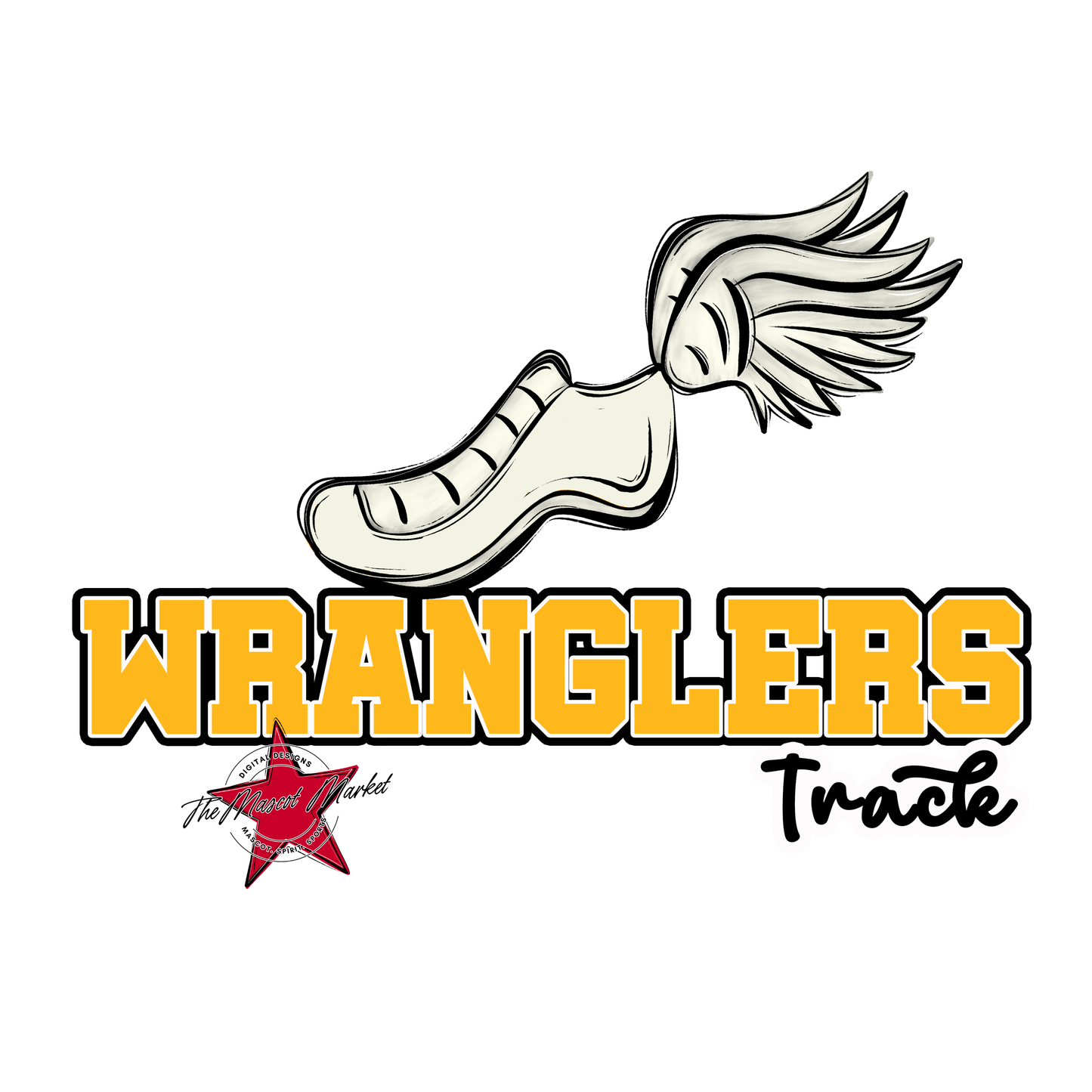 Wranglers Varsity Track-Yellow