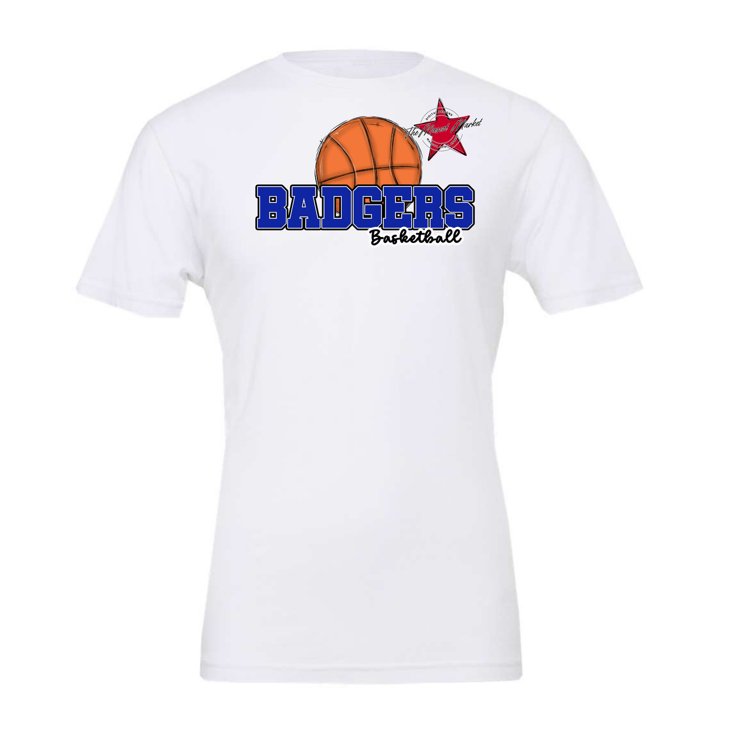 Badgers Varsity Basketball Design-Royal Blue