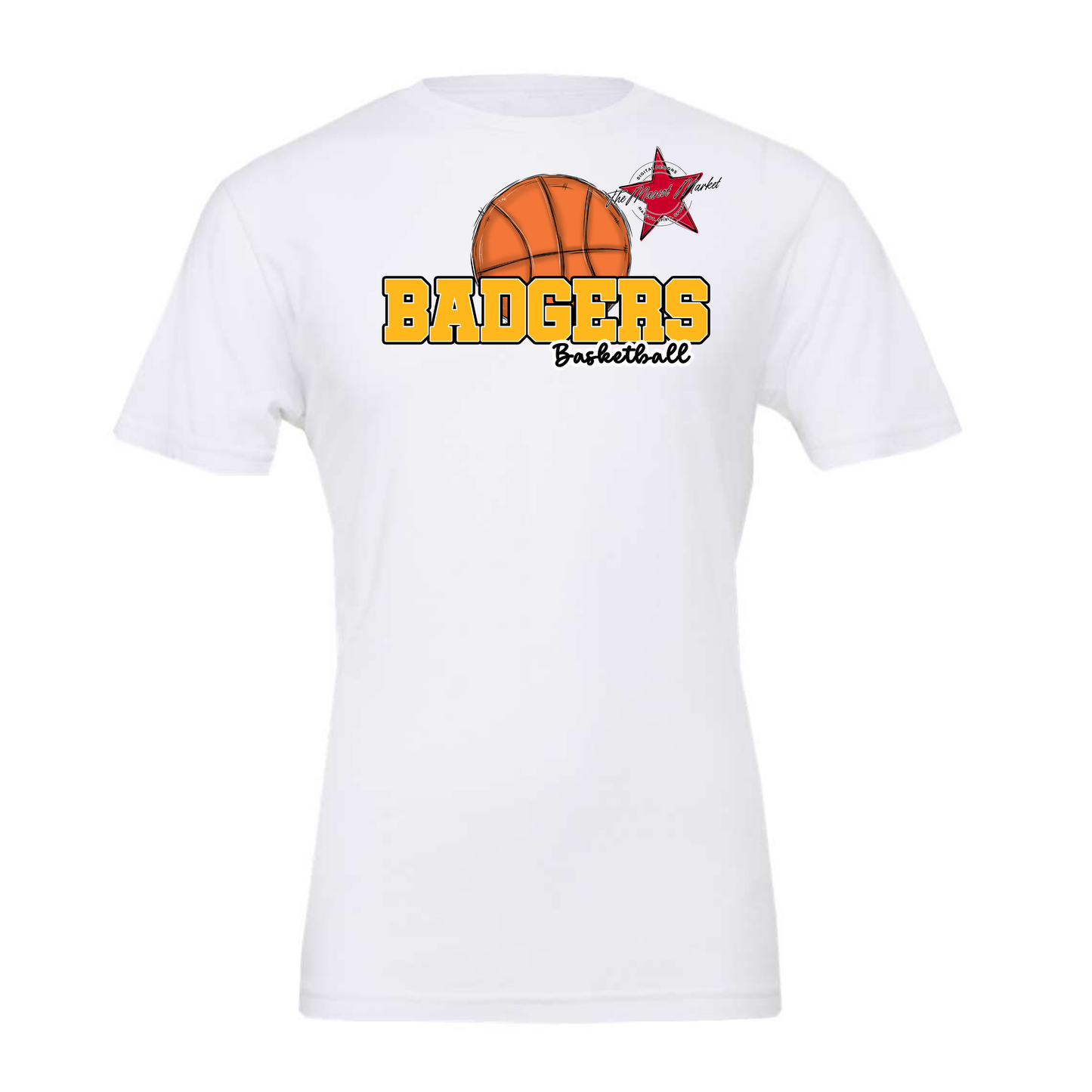 Badgers Varsity Basketball Design-Yellow