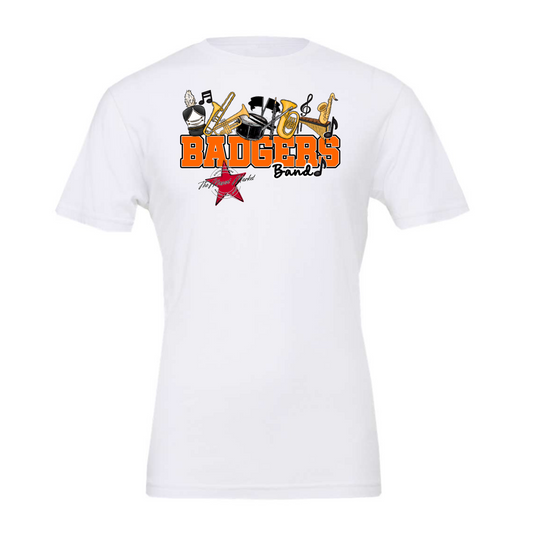 Badgers Varsity Band Design-Orange