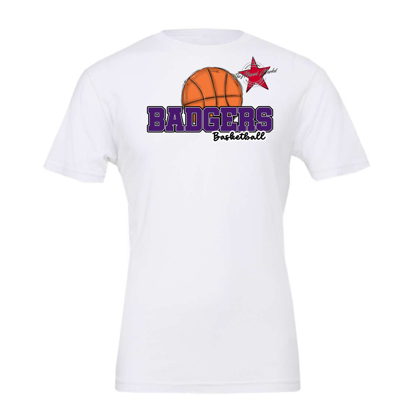 Badgers Varsity Basketball Design-Purple