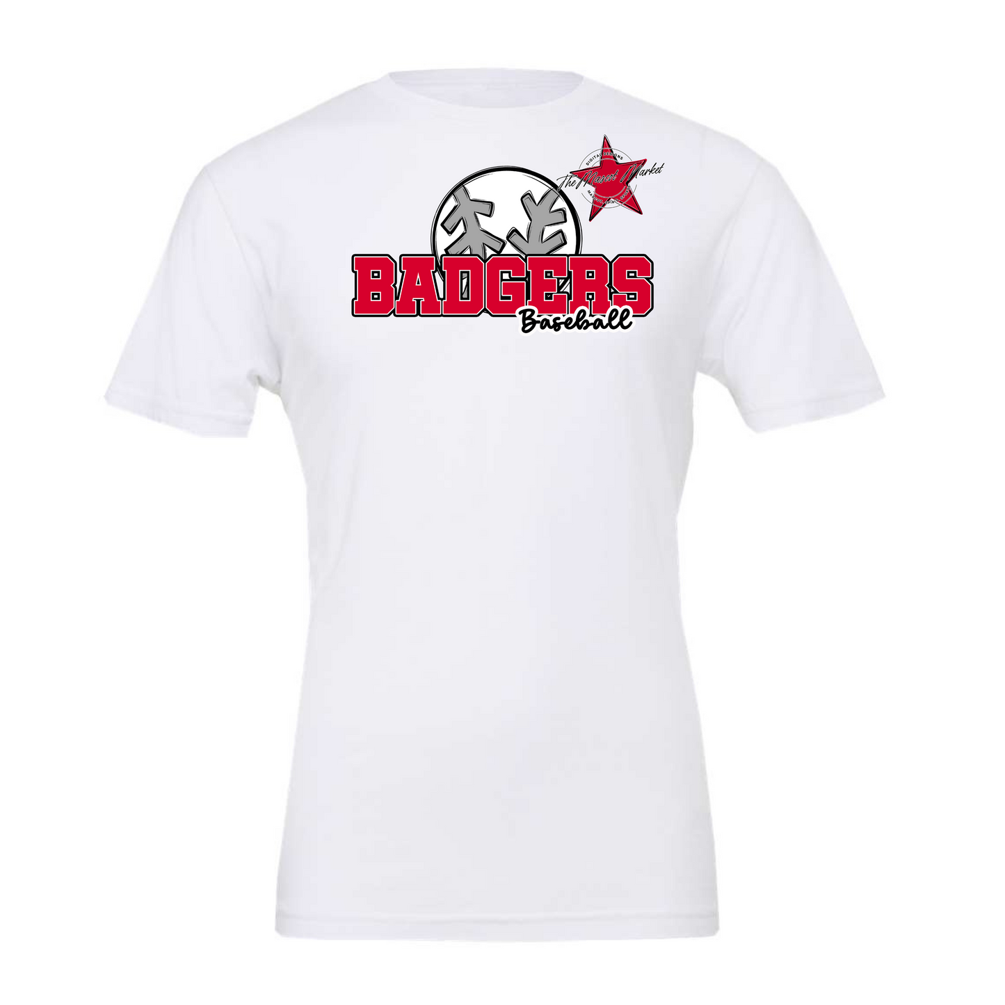 Badgers Varsity Baseball Design-Red