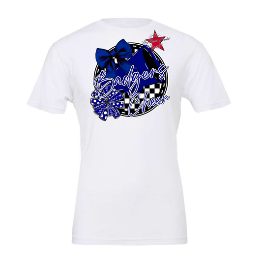 Badgers Circle Cheer Design-Blue