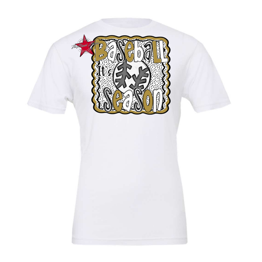 It's Baseball Season Dot Design-Gold