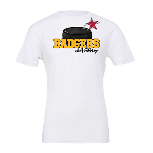 Badgers Varsity Hockey Design-Yellow