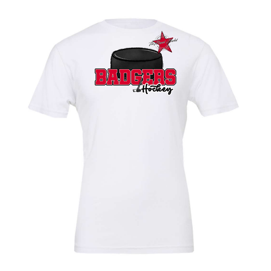 Badgers Varsity Hockey Design-Red