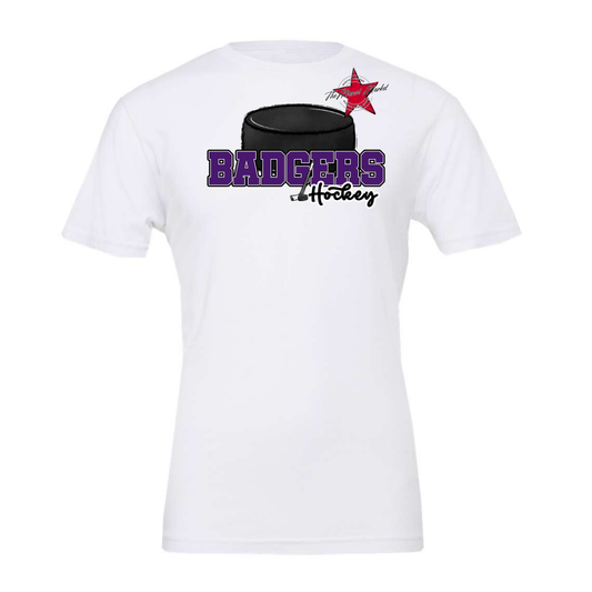 Badgers Varsity Hockey Design-Purple