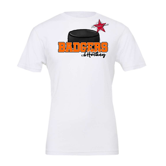 Badgers Varsity Hockey Design-Orange