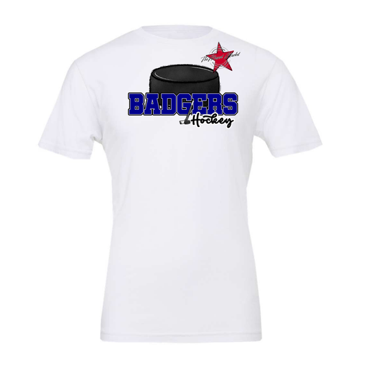 Badgers Varsity Hockey Design-Blue