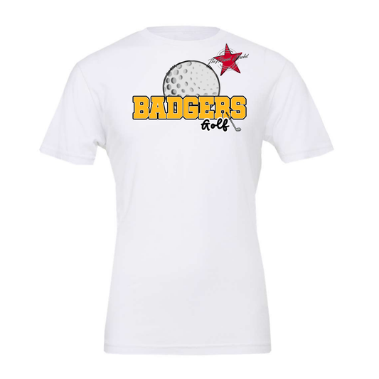 Badgers Varsity Golf Design-Yellow