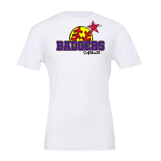 Badgers Varsity Softball Design-Purple