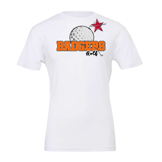 Badgers Varsity Golf Design-Orange