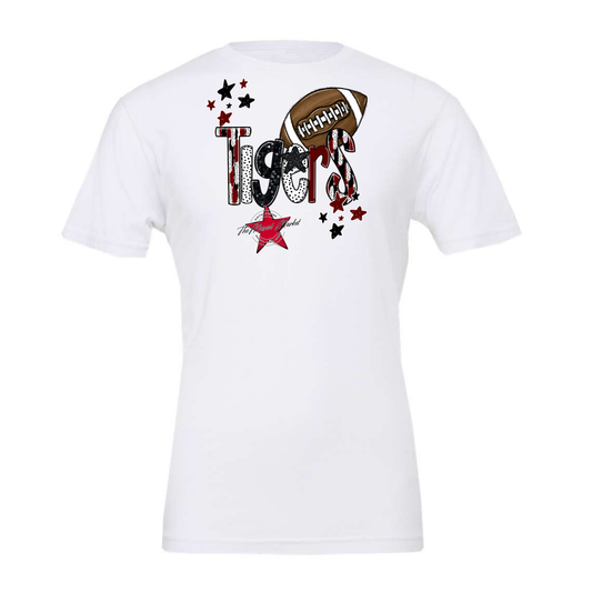 Tigers Football Scrape-Maroon