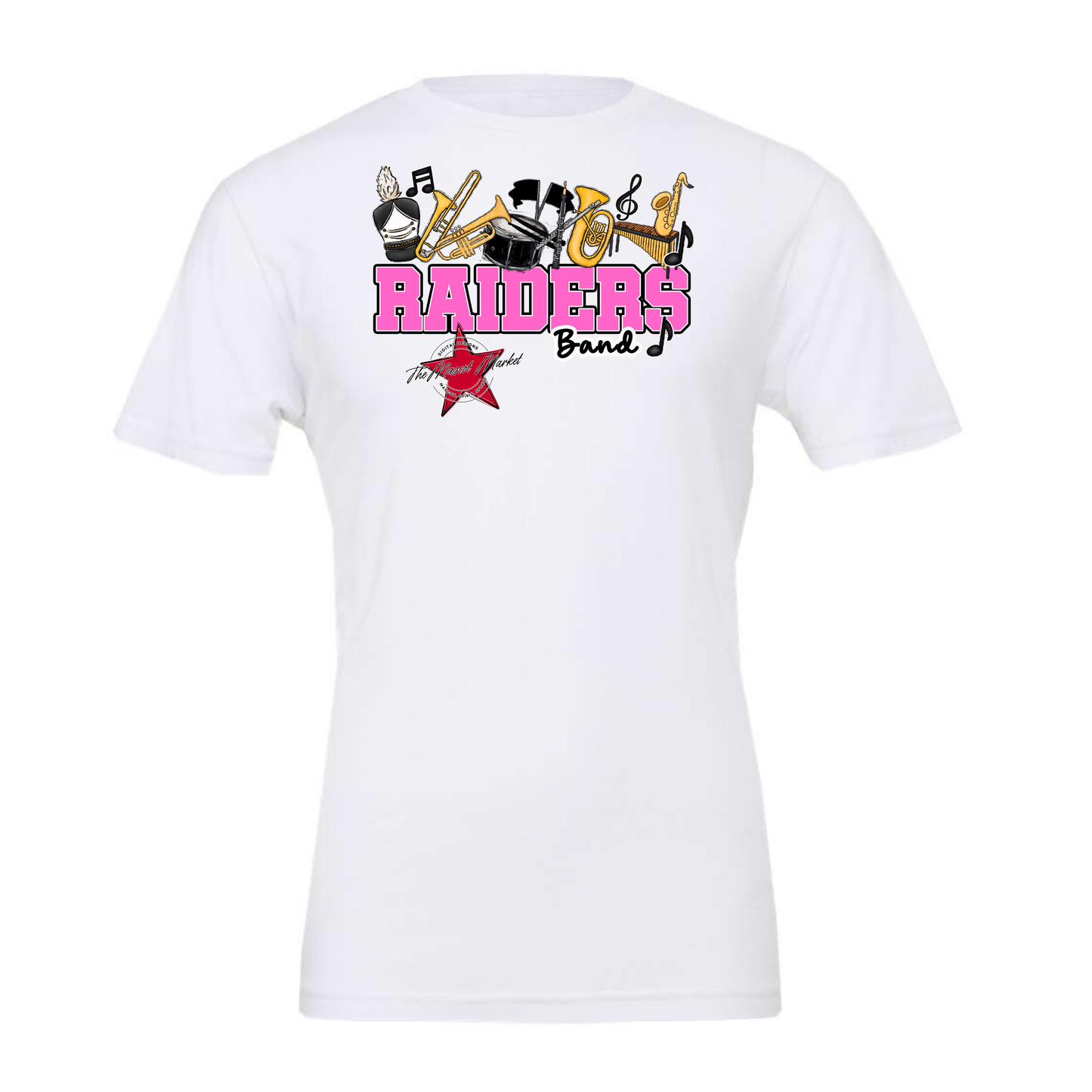 Raiders Varsity Band Design-Baby Pink