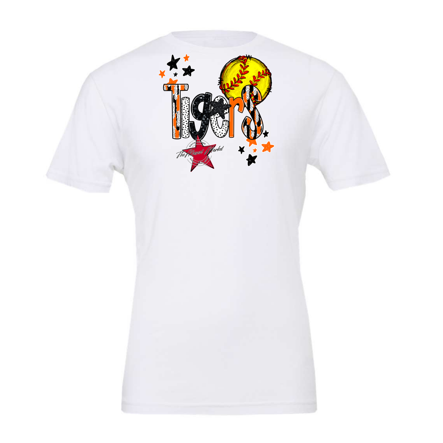 Tigers Softball Scrape-Orange