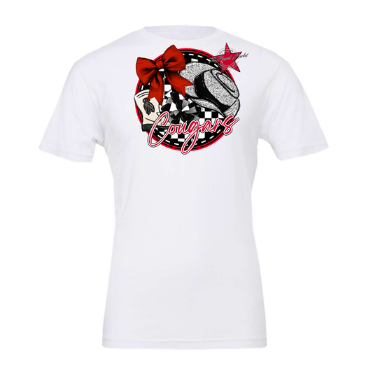 Cougars Circle Drillteam Design-Red