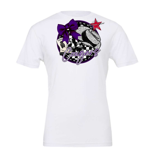 Cougars Circle Drillteam Design-Purple