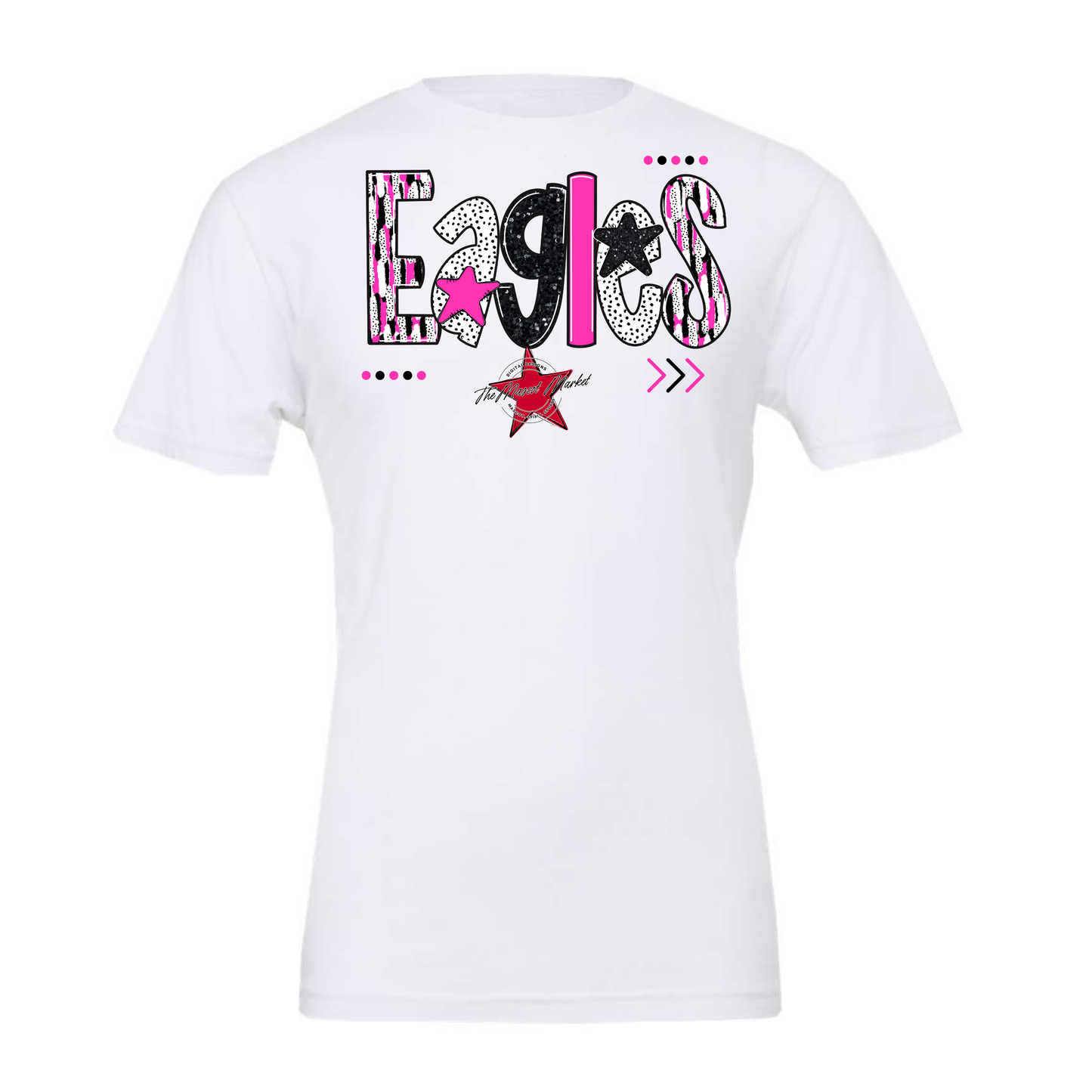 Eagles Brushstroke Alpha Design-Pink