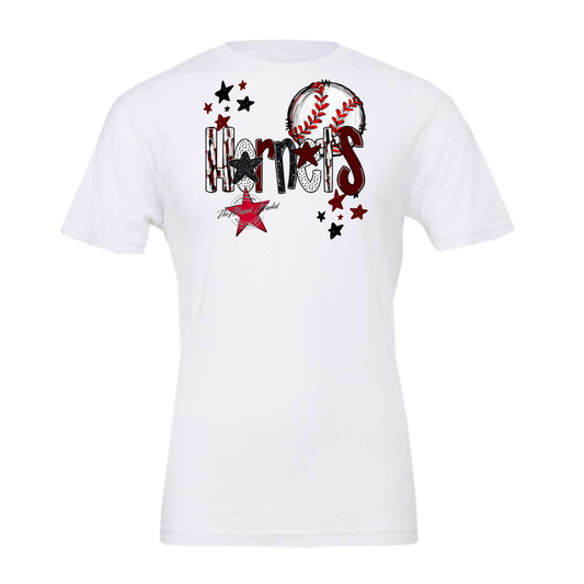 Hornets Baseball Scrape-Maroon